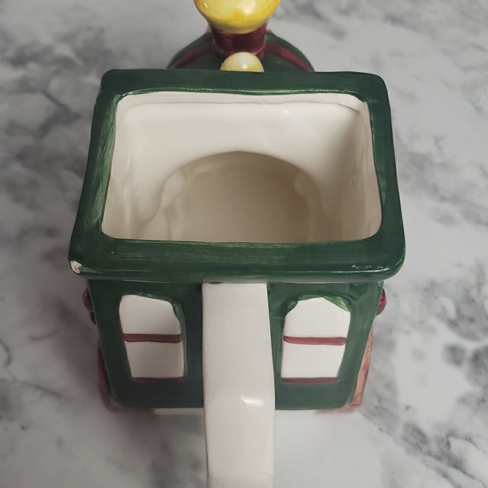 ‎Handpainted Christmas Train Pitcher - Picture 4 of 10